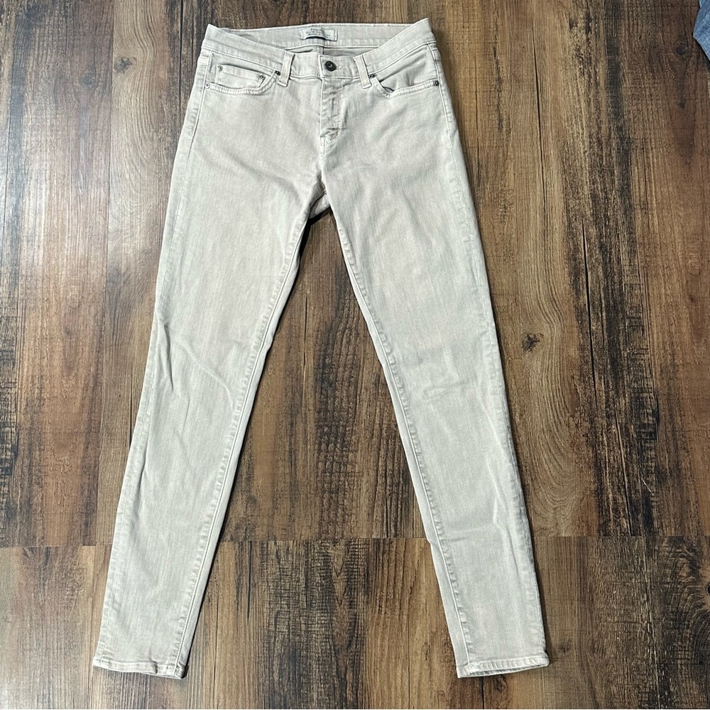 PRINCIPLE DENIM INNOVATORS Tan THE DREAMER Low Rise SKINNY Jeans 27